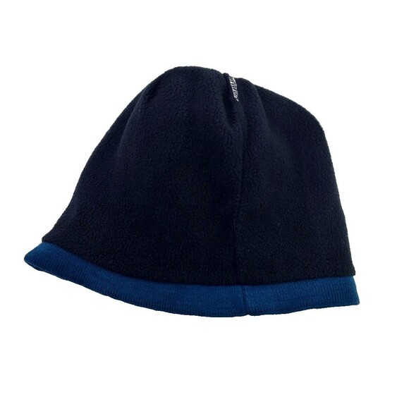 Rossignol ~ Logo Ski Hat Cap Beanie ~ Blue White Green~ Lined 22 "Inside PopPom - Picture 9 of 10